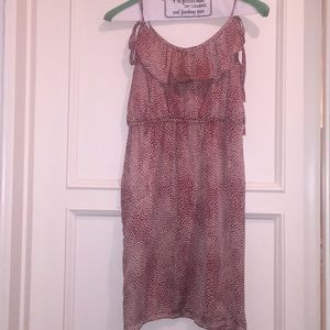 Red Mini Flowey Dress